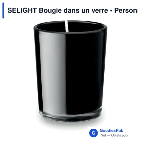 SELIGHT Bougie dans un verre