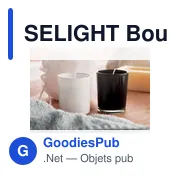SELIGHT Bougie dans un verre - Miniature 2