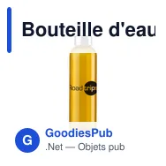 Bouteille d'eau personnalisable Senga 650 ml avec logo - Miniature 2