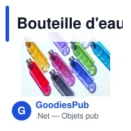 Bouteille d'eau personnalisable Senga 650 ml avec logo - Miniature 3