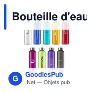 Bouteille d'eau personnalisable Senga 650 ml avec logo - Miniature 8