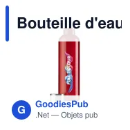 Bouteille d'eau personnalisable Senga 650 ml avec logo - Miniature 10