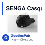 SENGA Casquette rpet 210 gr/m² - Miniature 3
