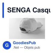 SENGA Casquette rpet 210 gr/m² - Miniature 6
