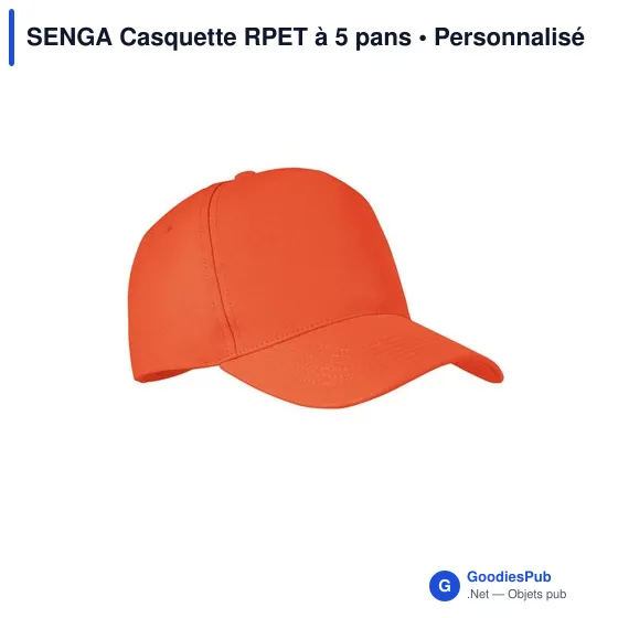 SENGA Casquette rpet 210 gr/m² - Image 7