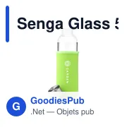 Bouteille en verre personnalisable Senga Glass 500 ml avec logo - Miniature 1