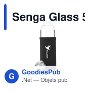 Bouteille en verre personnalisable Senga Glass 500 ml avec logo - Miniature 5