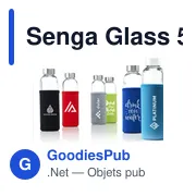 Bouteille en verre personnalisable Senga Glass 500 ml avec logo - Miniature 6