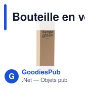 Bouteille en verre personnalisable Senga Glass 500 ml avec logo - Miniature 7