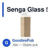 Bouteille en verre personnalisable Senga Glass 500 ml avec logo - Miniature 8