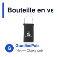 Bouteille en verre personnalisable Senga Glass 500 ml avec logo - Miniature 9