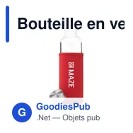Bouteille en verre personnalisable Senga Glass 500 ml avec logo - Miniature 10