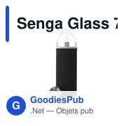 Bouteille en verre personnalisable Senga Glass 750 ml avec logo - Miniature 3
