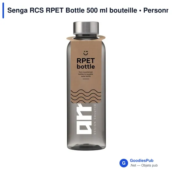 Bouteille personnalisable Senga RCS RPET 500 ml avec logo - Image 11