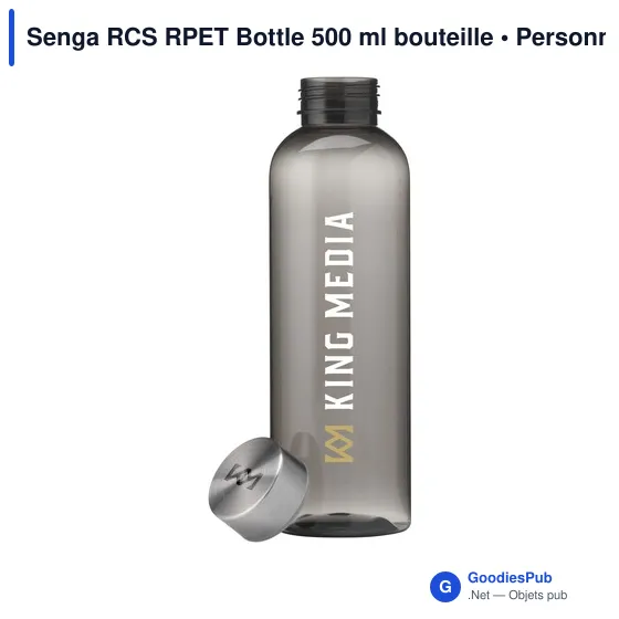 Bouteille personnalisable Senga RCS RPET 500 ml avec logo - Image 12