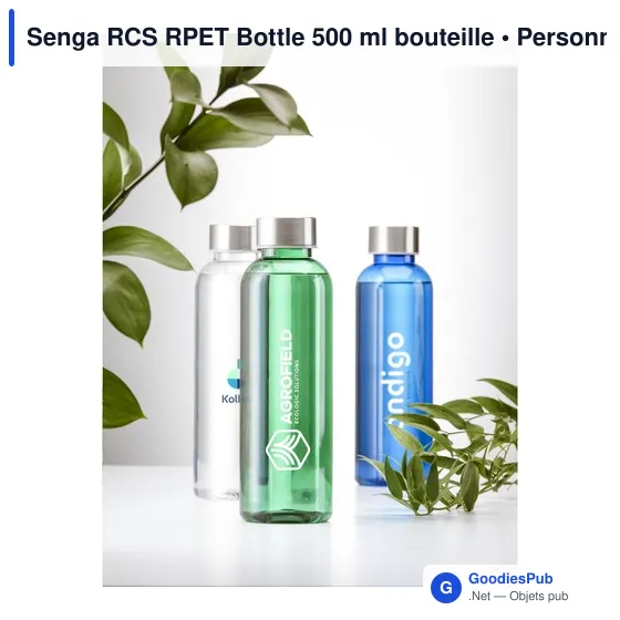 Bouteille personnalisable Senga RCS RPET 500 ml avec logo - Image 3