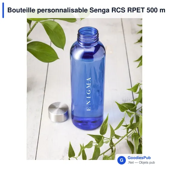 Bouteille personnalisable Senga RCS RPET 500 ml avec logo - Image 4