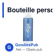 Bouteille personnalisable Senga RCS RPET 500 ml avec logo - Miniature 5