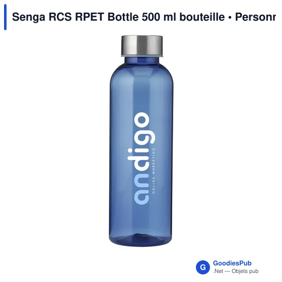 Bouteille personnalisable Senga RCS RPET 500 ml avec logo - Image 5
