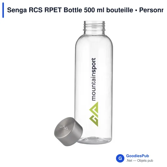 Bouteille personnalisable Senga RCS RPET 500 ml avec logo - Image 6