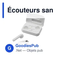Écouteurs sans fil personnalisables Sensi TWS avec logo - Miniature 11