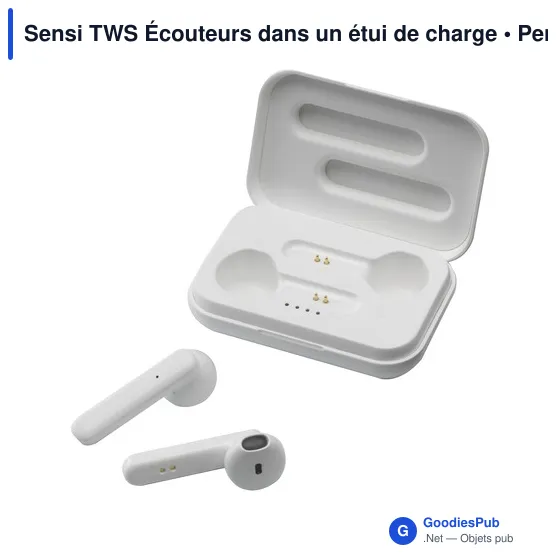 Écouteurs sans fil personnalisables Sensi TWS avec logo - Image 11