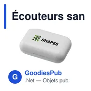 Écouteurs sans fil personnalisables Sensi TWS avec logo - Miniature 5