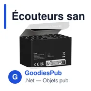 Écouteurs sans fil personnalisables Sensi TWS avec logo - Miniature 7