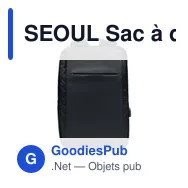 SEOUL Sac à dos ordinateur 300D RPET - Miniature 4