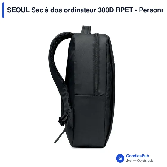 SEOUL Sac à dos ordinateur 300D RPET - Image 5