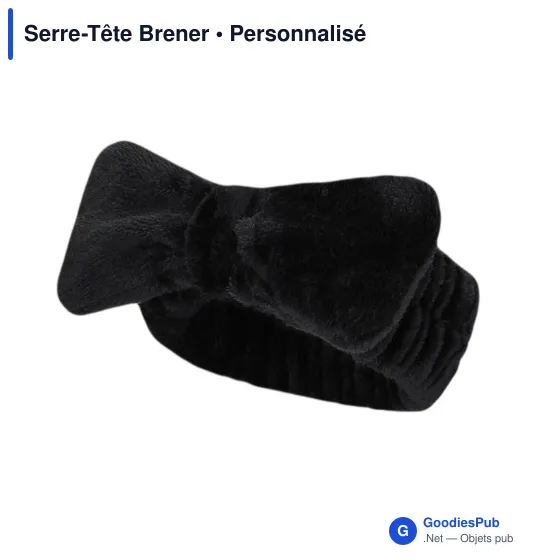 Serre-tête personnalisable Brener avec logo - Accessoire mode - Image 1