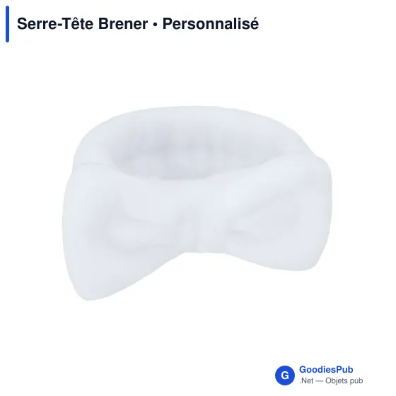 Serre-tête personnalisable Brener avec logo - Accessoire mode - Image 9