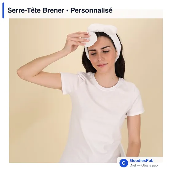 Serre-tête personnalisable Brener avec logo - Accessoire mode - Image 10