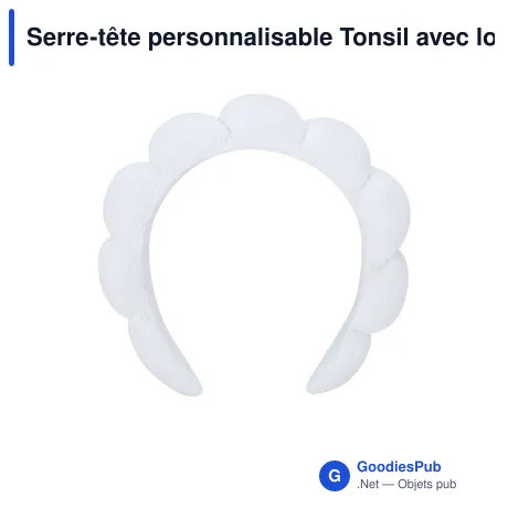 Serre-tête personnalisable Tonsil avec logo pour un confort optimal