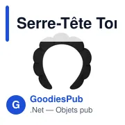Serre-tête personnalisable Tonsil avec logo pour un confort optimal - Miniature 5