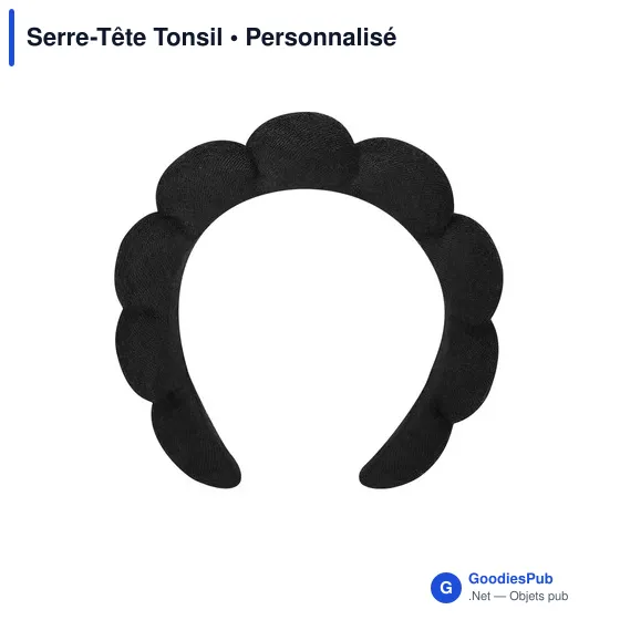 Serre-tête personnalisable Tonsil avec logo pour un confort optimal - Image 5