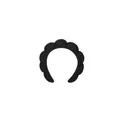 Variante noir - Serre-tête personnalisable Tonsil avec logo pour un confort optimal