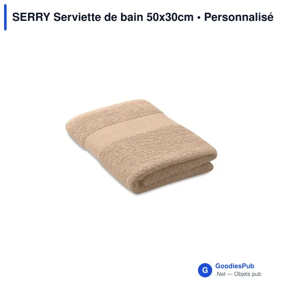 SERRY Serviette de bain 50x30cm - Image 1