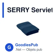 SERRY Serviette de bain 50x30cm - Miniature 7