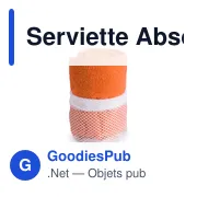 Serviette Absorbante Gymnasio - Miniature 1