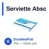 Serviette Absorbante Jeffrey - Miniature 4