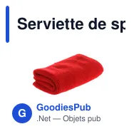 Serviette de sport personnalisable en microfibre avec logo - Rustuff - Miniature 11