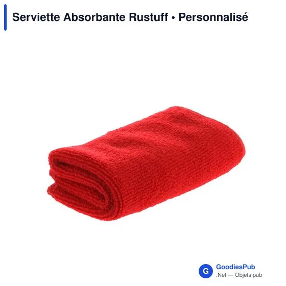 Serviette de sport personnalisable en microfibre avec logo - Rustuff - Image 11