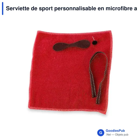 Serviette de sport personnalisable en microfibre avec logo - Rustuff - Image 12