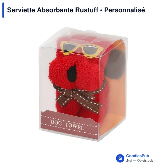 Serviette de sport personnalisable en microfibre avec logo - Rustuff - Image 4