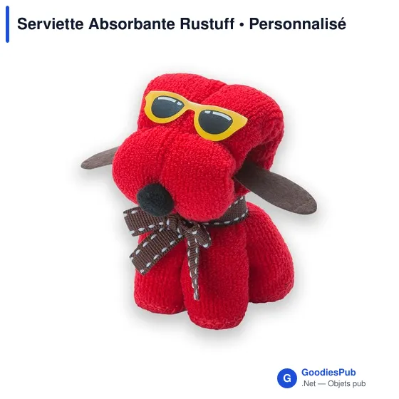 Serviette de sport personnalisable en microfibre avec logo - Rustuff - Image 7