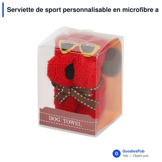 Serviette de sport personnalisable en microfibre avec logo - Rustuff - Image 10