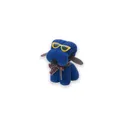 Variante bleu - Serviette de sport personnalisable en microfibre avec logo - Rustuff