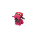 Variante fuchsia - Serviette de sport personnalisable en microfibre avec logo - Rustuff