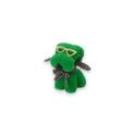 Variante vert - Serviette de sport personnalisable en microfibre avec logo - Rustuff